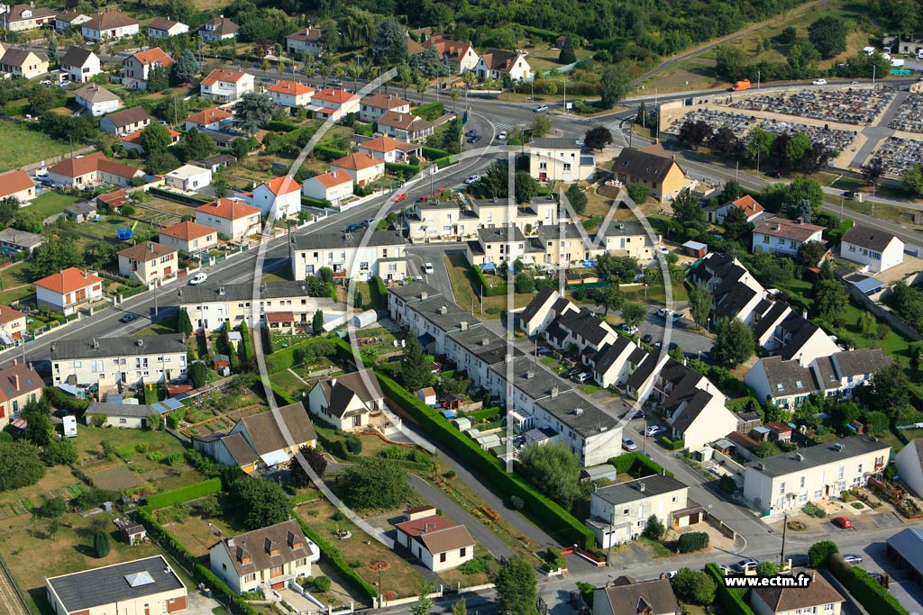 Photo arienne de Laon (La Neuville)