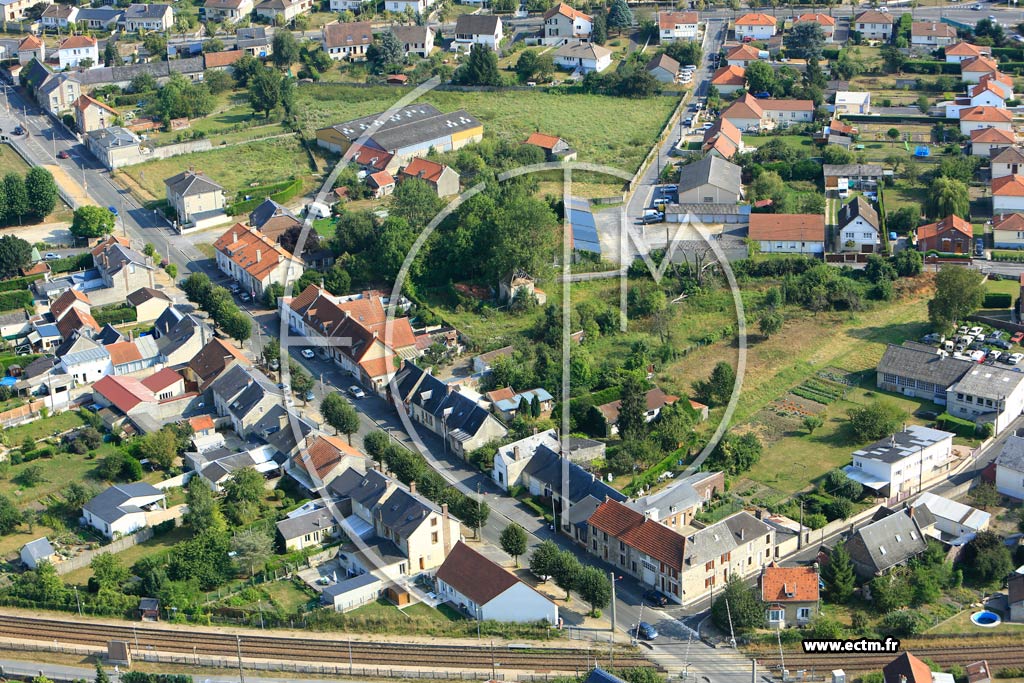 Photo arienne de Laon (La Neuville)