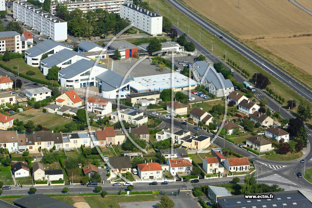 Photo arienne de Laon (Quartier Champagne)