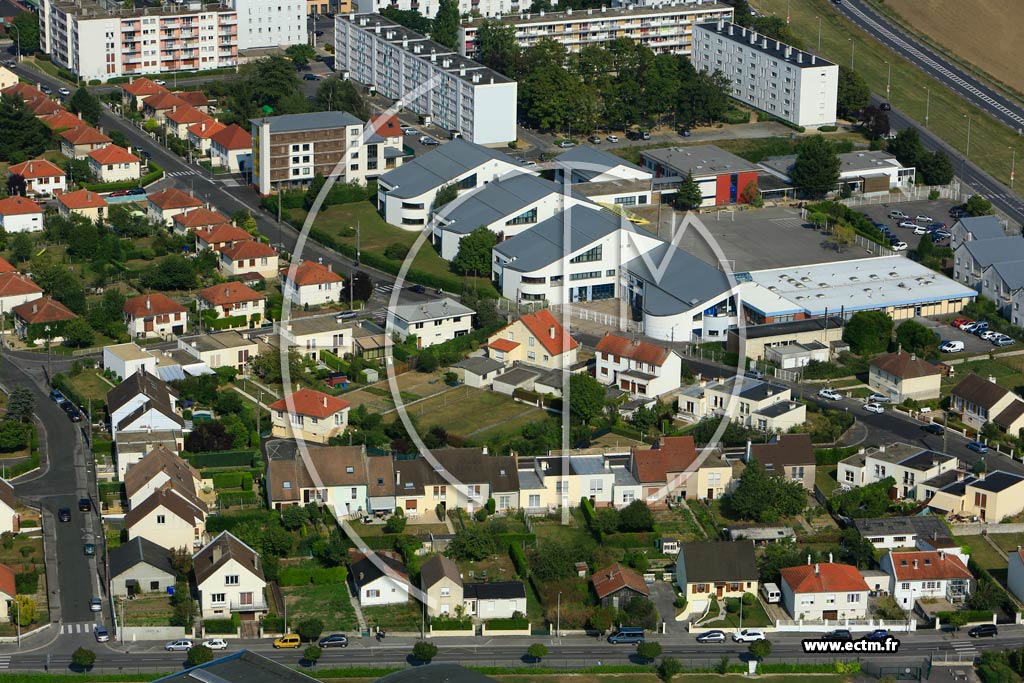 Photo arienne de Laon (Quartier Champagne)