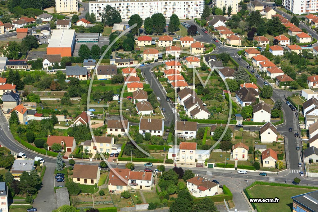 Photo arienne de Laon (Quartier Champagne)