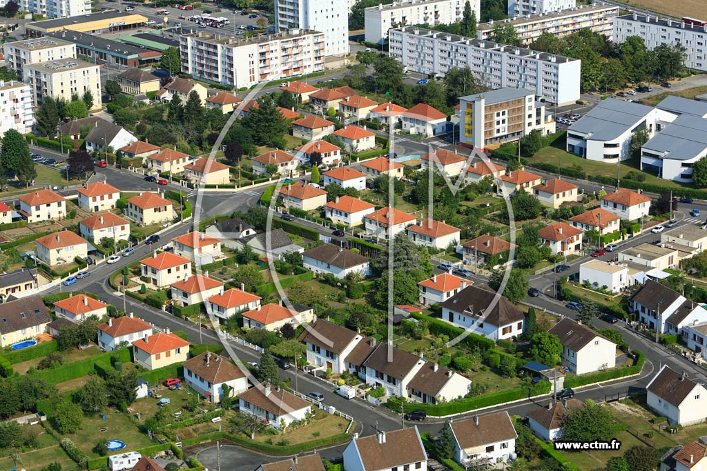 Photo arienne de Laon (Quartier Champagne)