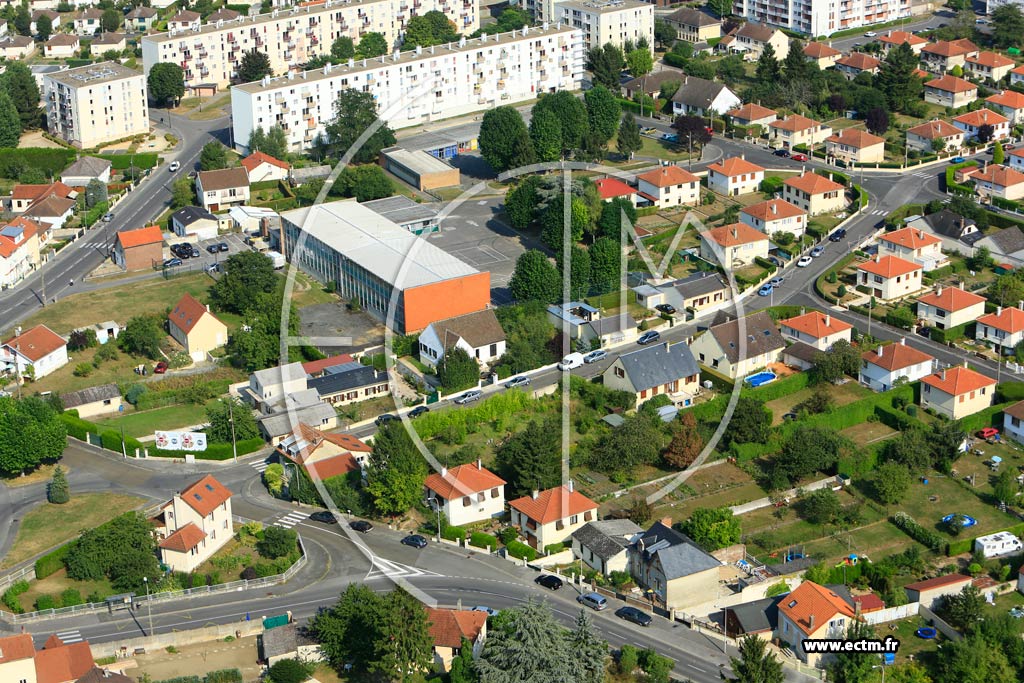 Photo arienne de Laon (Quartier Champagne)