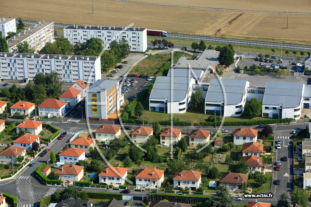 Photo arienne de Laon (Quartier Champagne)