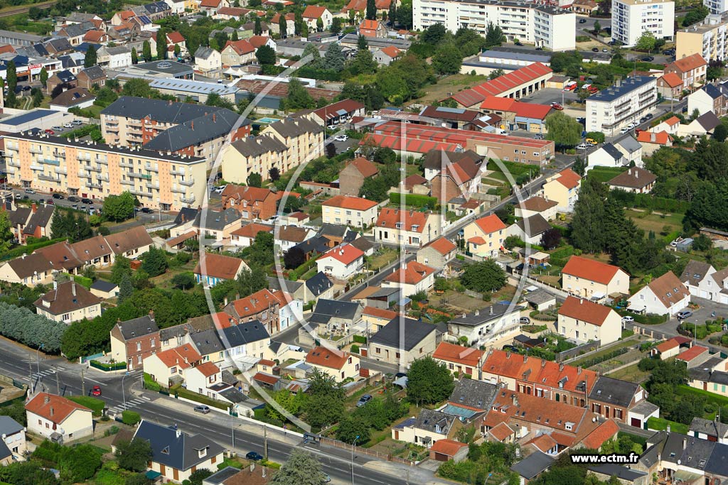 Photo arienne de Laon (Quartier Champagne)