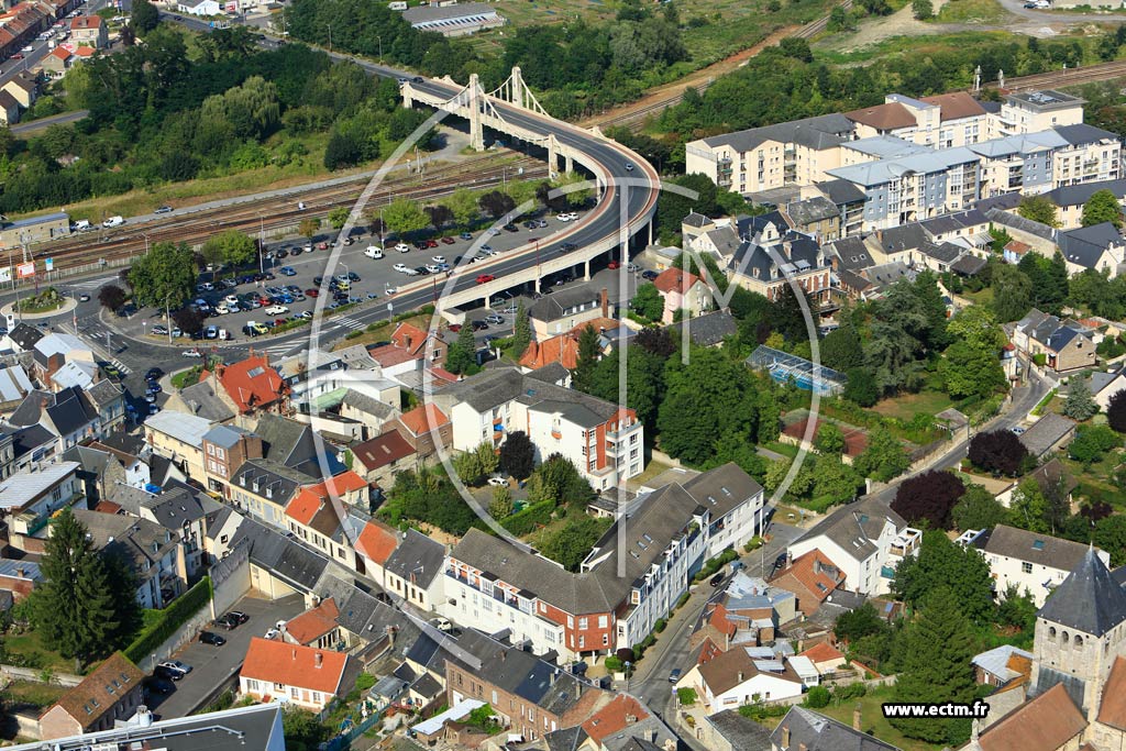 Photo arienne de Laon (Quartier Champagne)