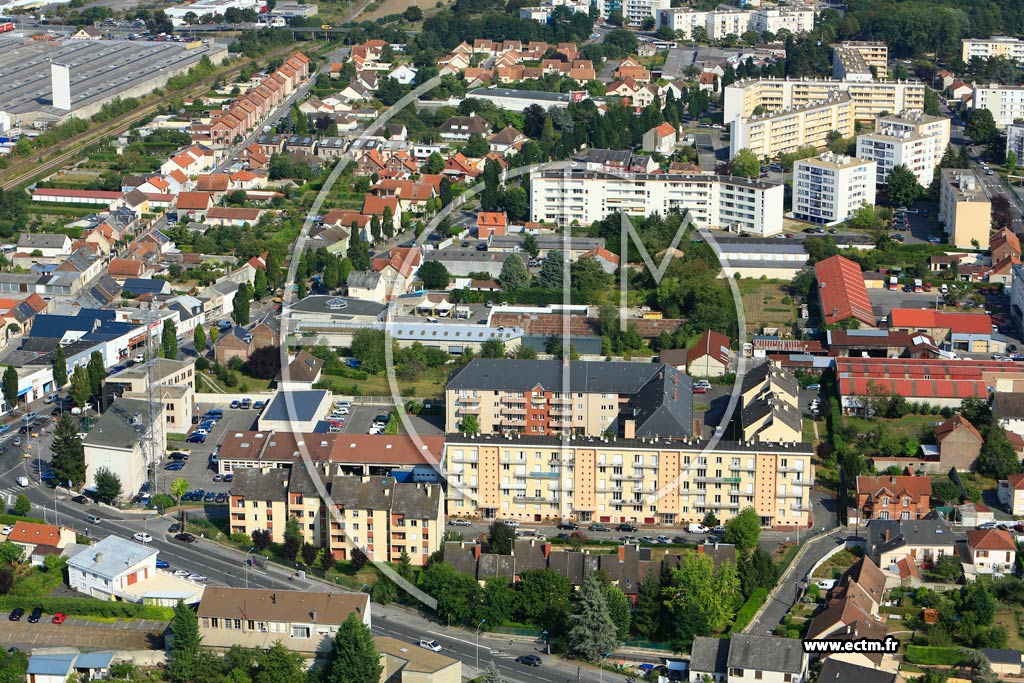 Photo arienne de Laon (Quartier Champagne)