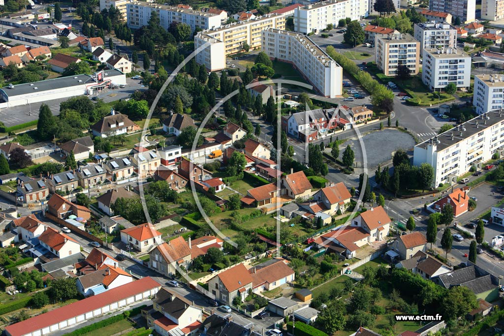 Photo arienne de Laon (Quartier Champagne)