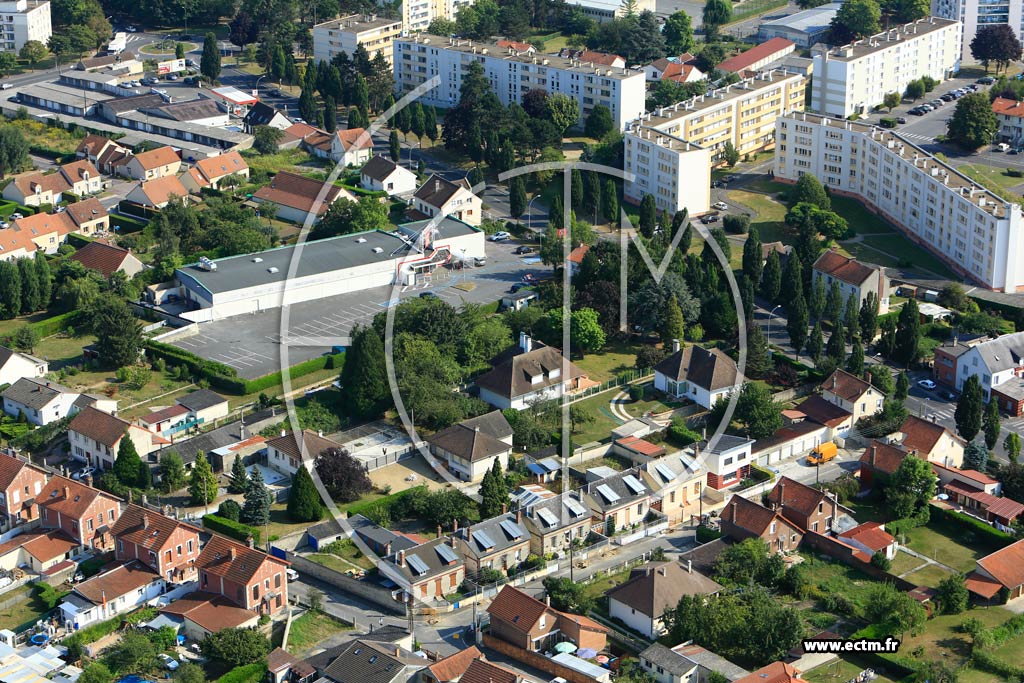Photo arienne de Laon (Quartier Champagne)
