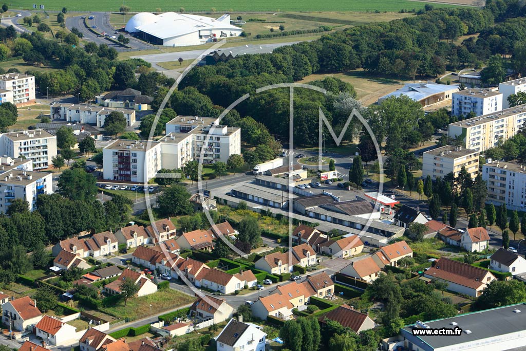 Photo arienne de Laon (Quartier Champagne)