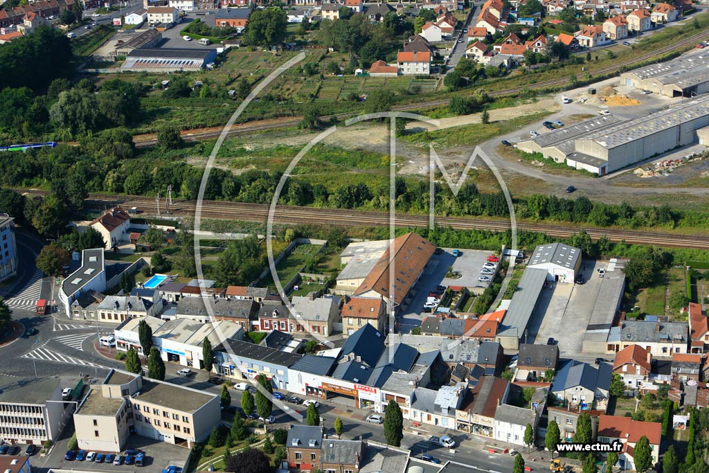 Photo arienne de Laon (Quartier Champagne)