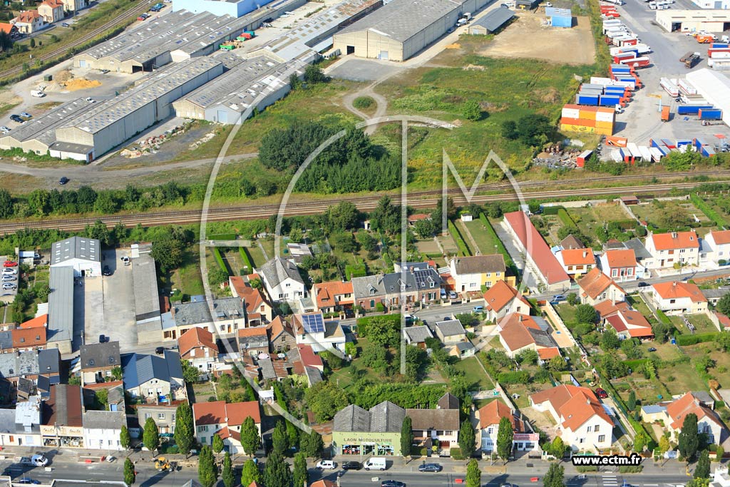 Photo arienne de Laon (Quartier Champagne)