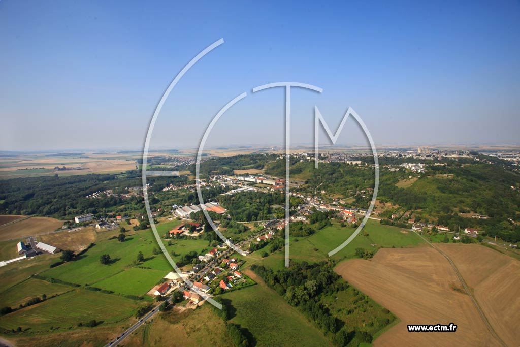 Photo arienne de Laon (Semilly sous Laon)