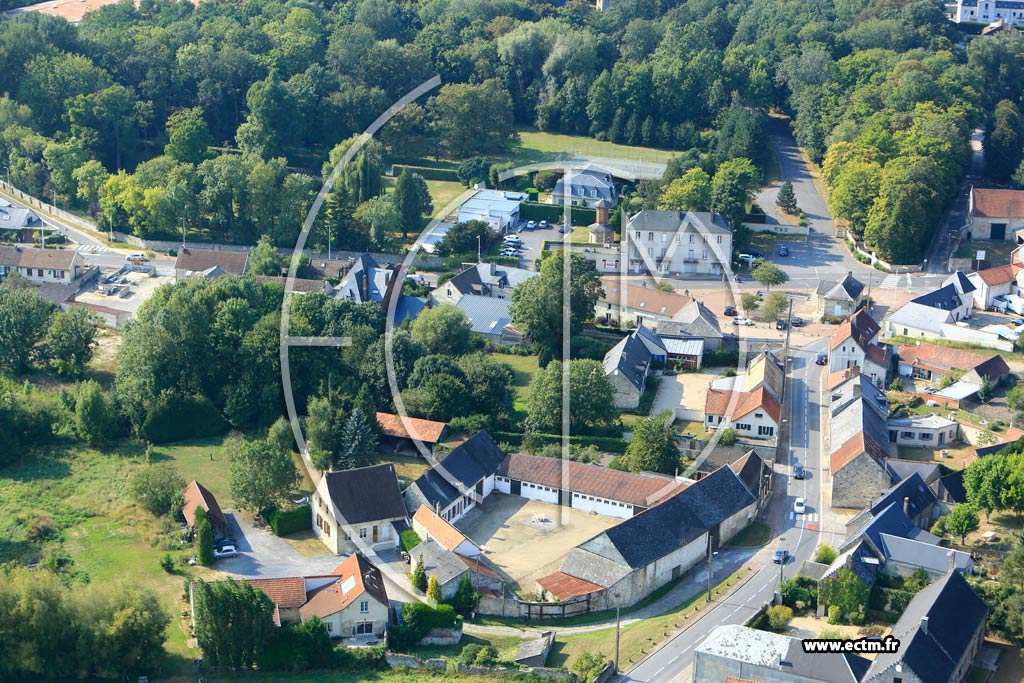 Photo arienne de Laon (Semilly sous Laon)