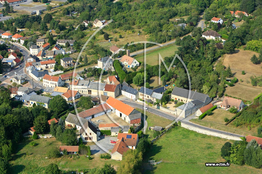Photo arienne de Laon (Semilly sous Laon)