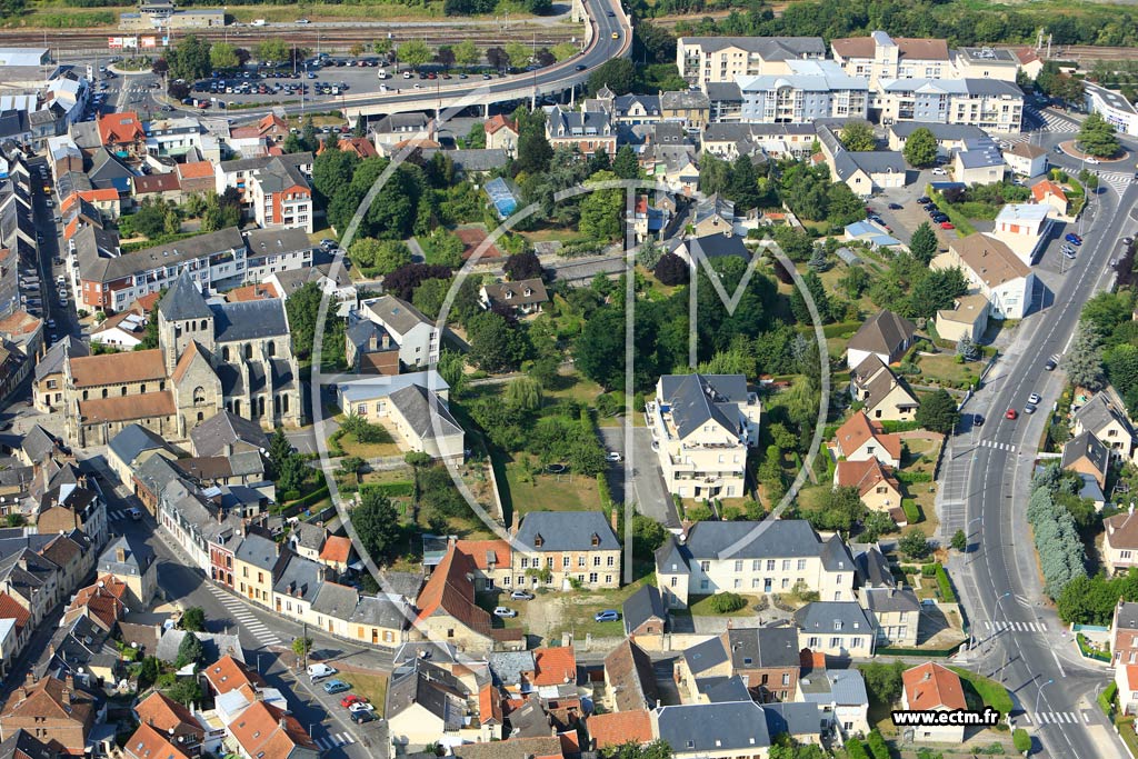 Photo arienne de Laon (Vaux)