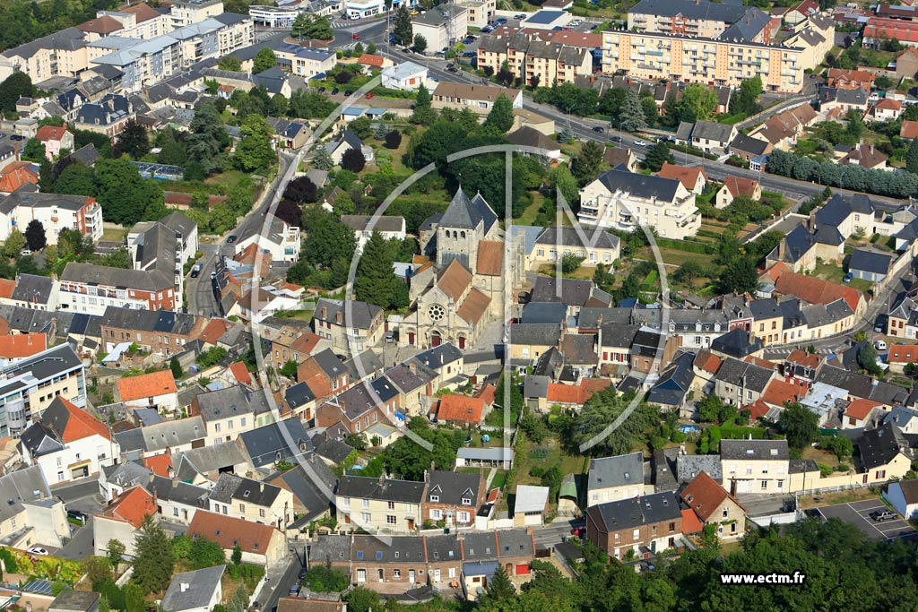 Photo arienne de Laon (Vaux)