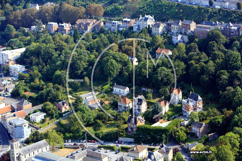 Photo arienne de Laon (Vaux)
