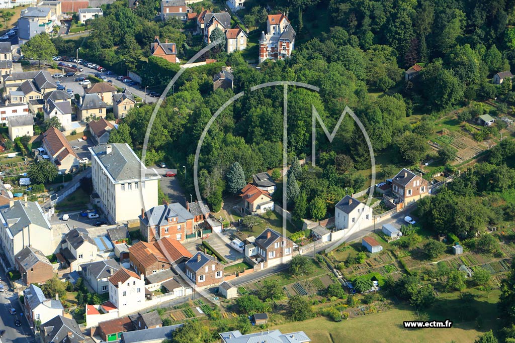 Photo arienne de Laon (Vaux)