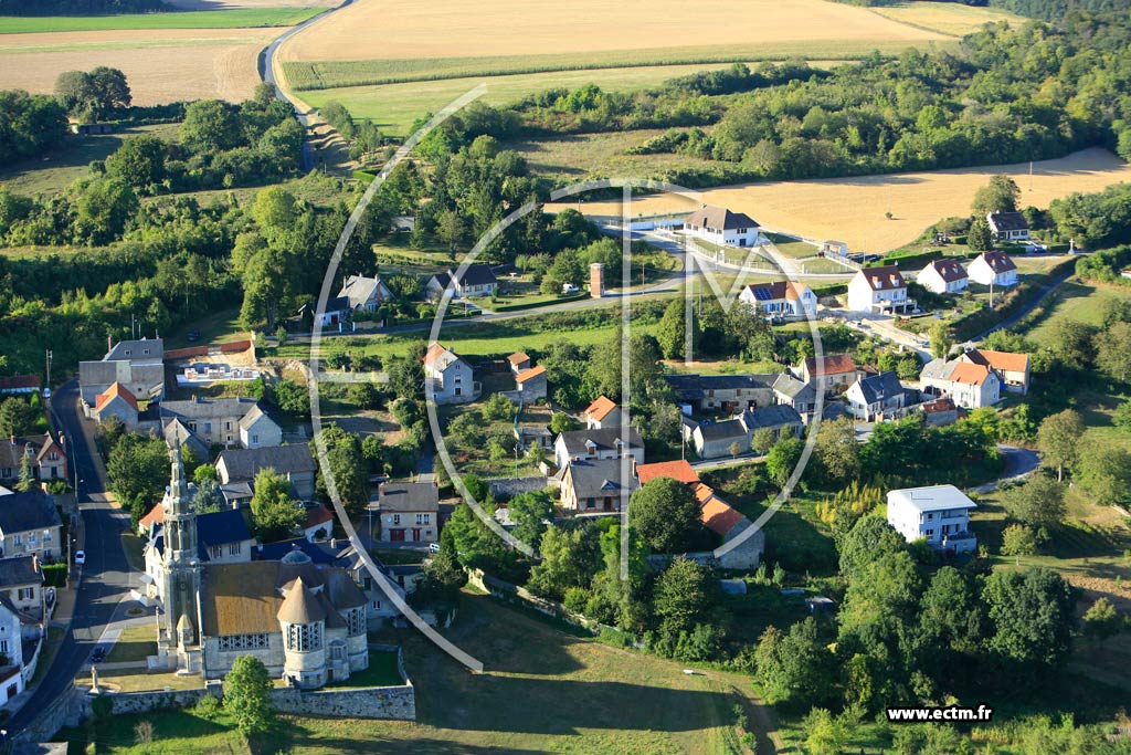 Photo arienne de Martigny-Courpierre