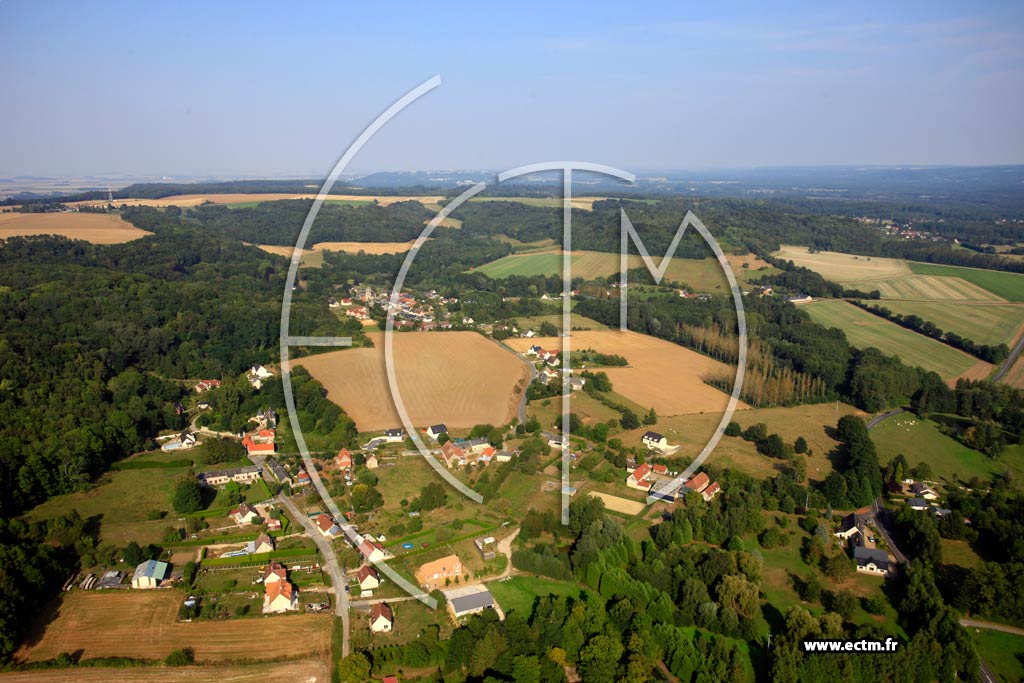 Photo arienne de Merlieux-et-Fouquerolles