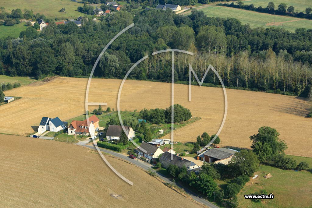 Photo arienne de Merlieux-et-Fouquerolles