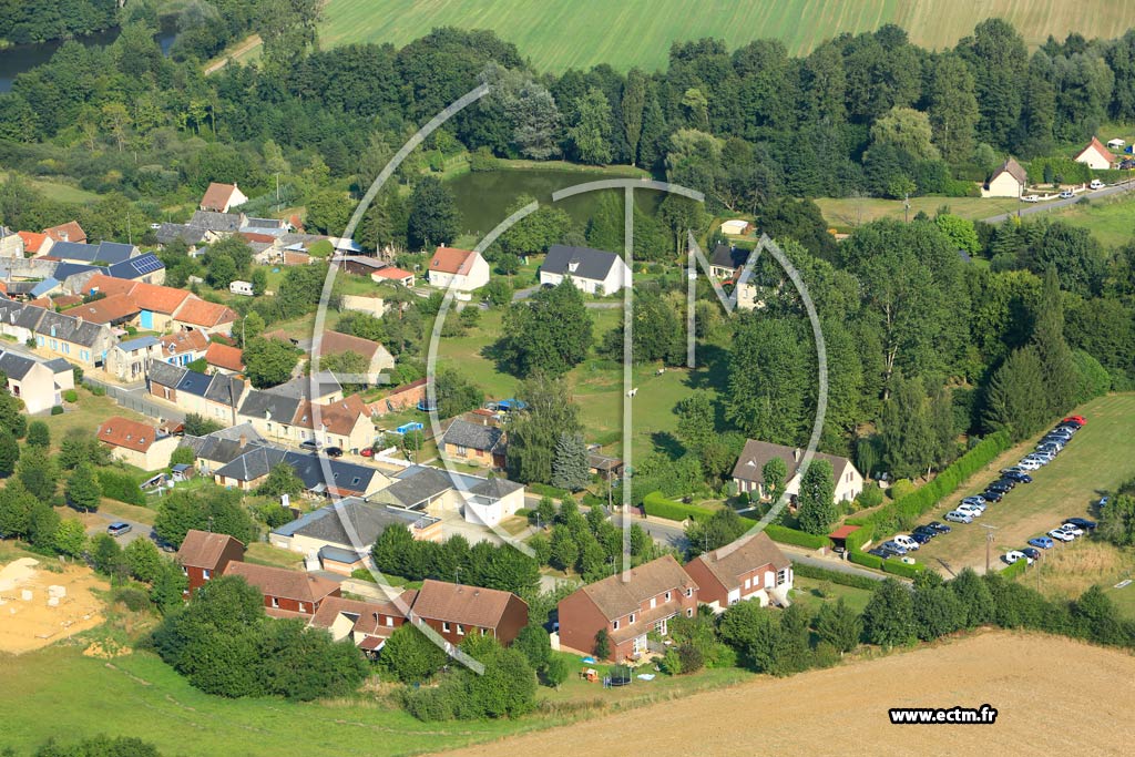 Photo arienne de Merlieux-et-Fouquerolles