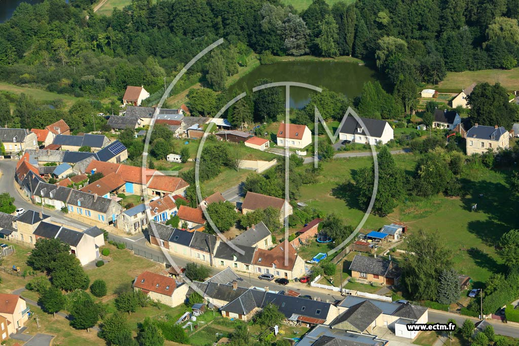 Photo arienne de Merlieux-et-Fouquerolles