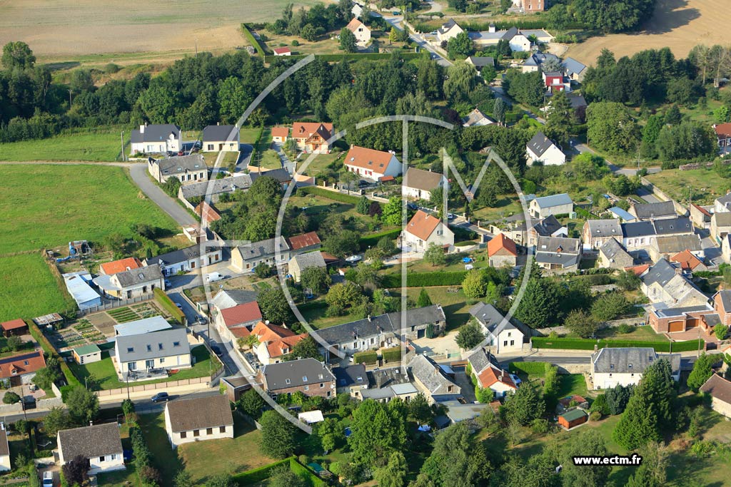 Photo arienne de Molinchart