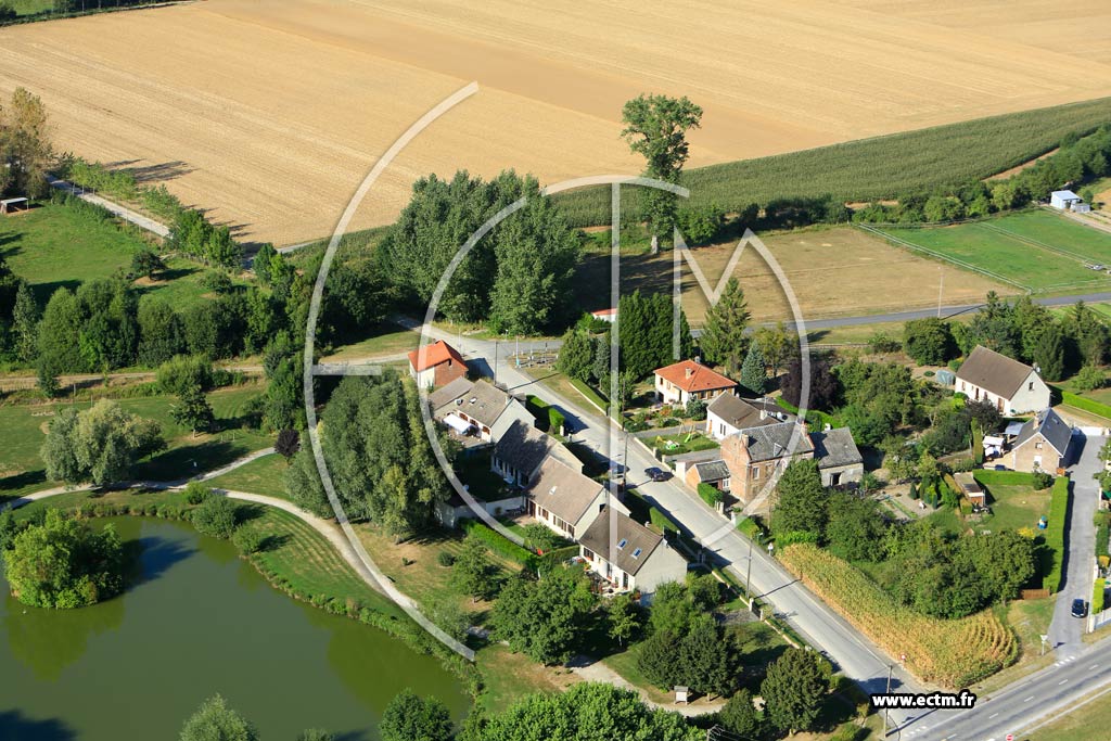 Photo arienne de Pouilly-sur-Serre