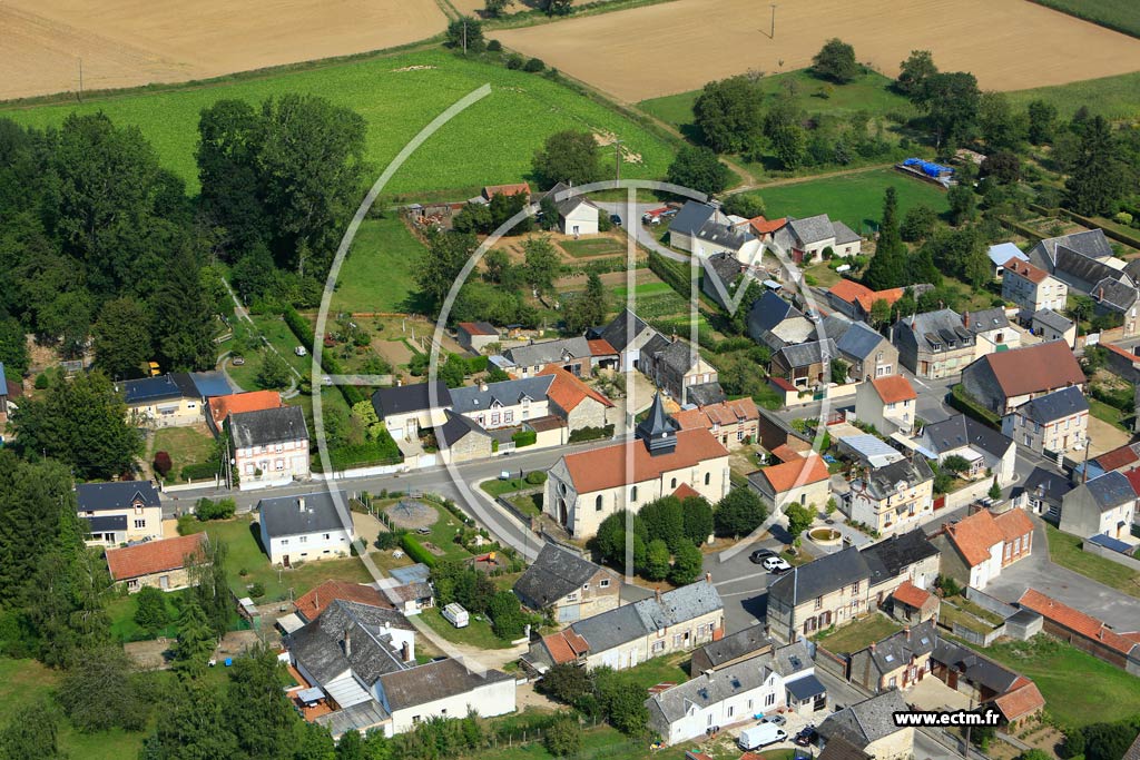 Photo arienne de Saint-Erme-Outre-et-Ramecourt (Outre)