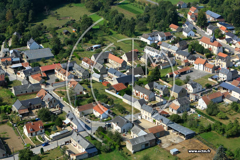 Photo arienne de Saint-Erme-Outre-et-Ramecourt (Outre)
