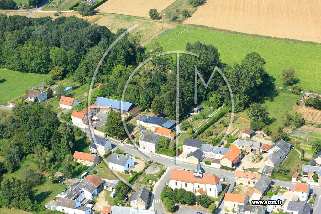 Photo arienne de Saint-Erme-Outre-et-Ramecourt (Outre)