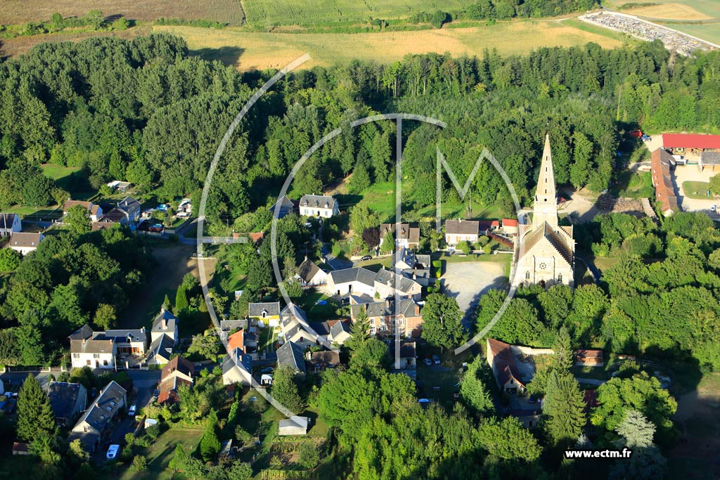 Photo arienne de Autrches