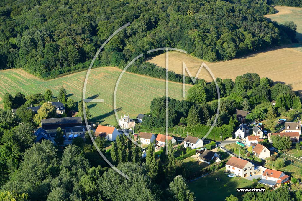 Photo arienne de Autrches (Chevillecourt)