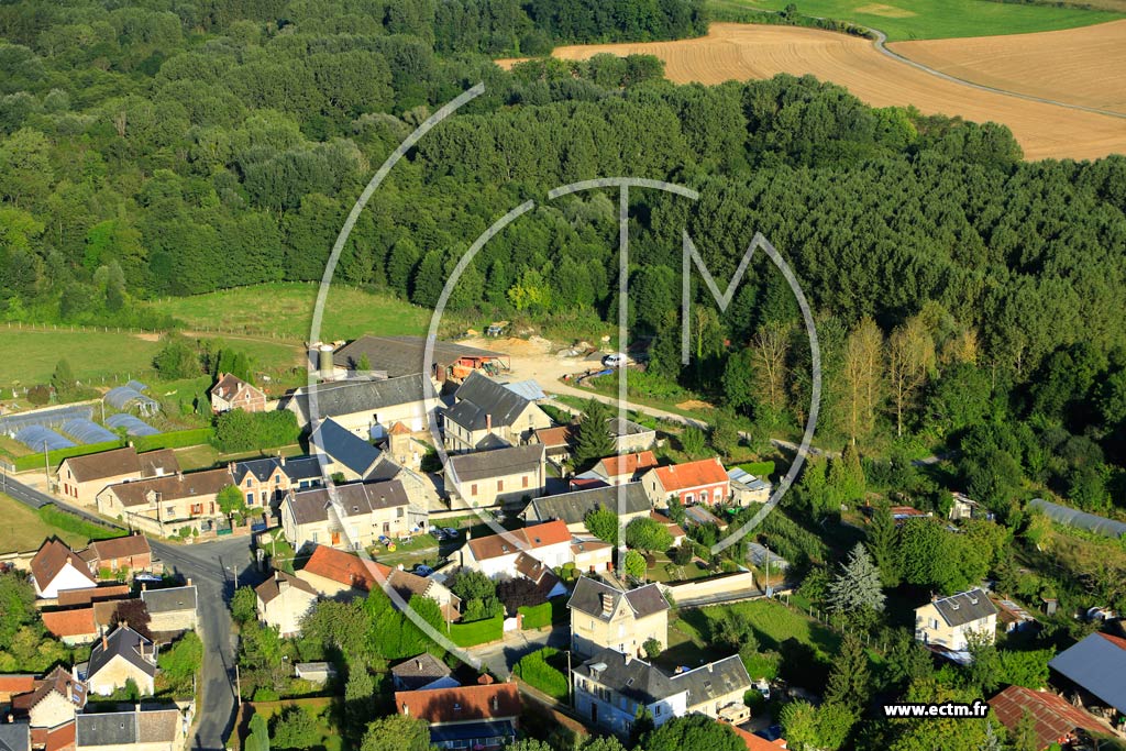 Photo arienne de Autrches (Chevillecourt)