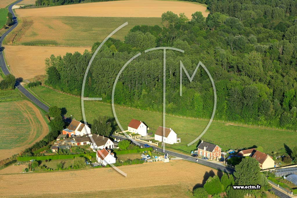 Photo arienne de Autrches (Chevillecourt)