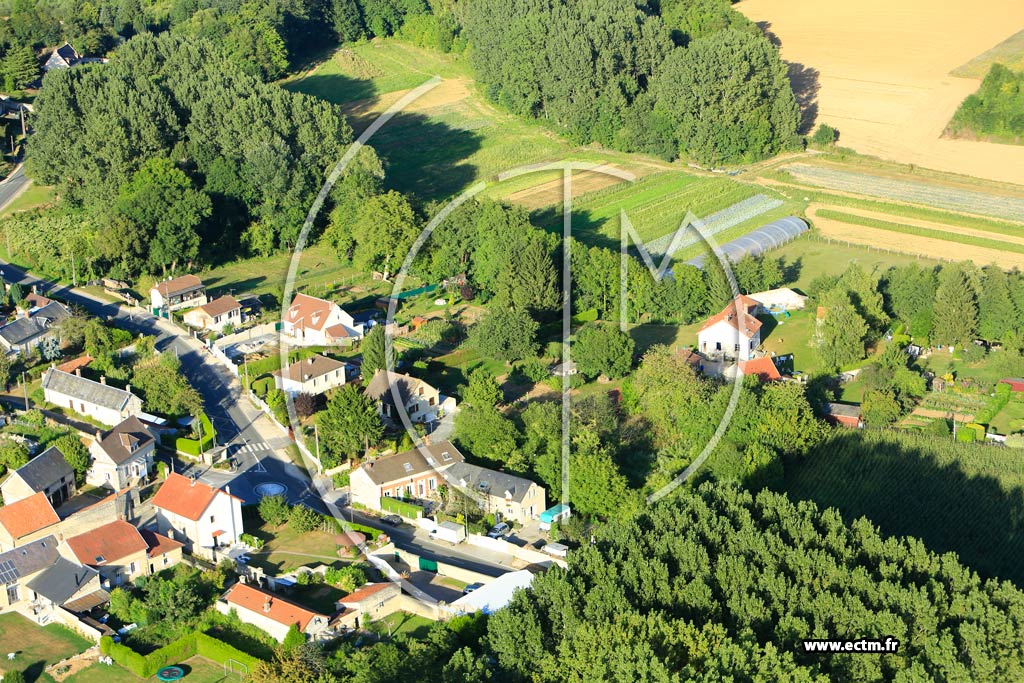 Photo arienne de Autrches (Hautebraye)