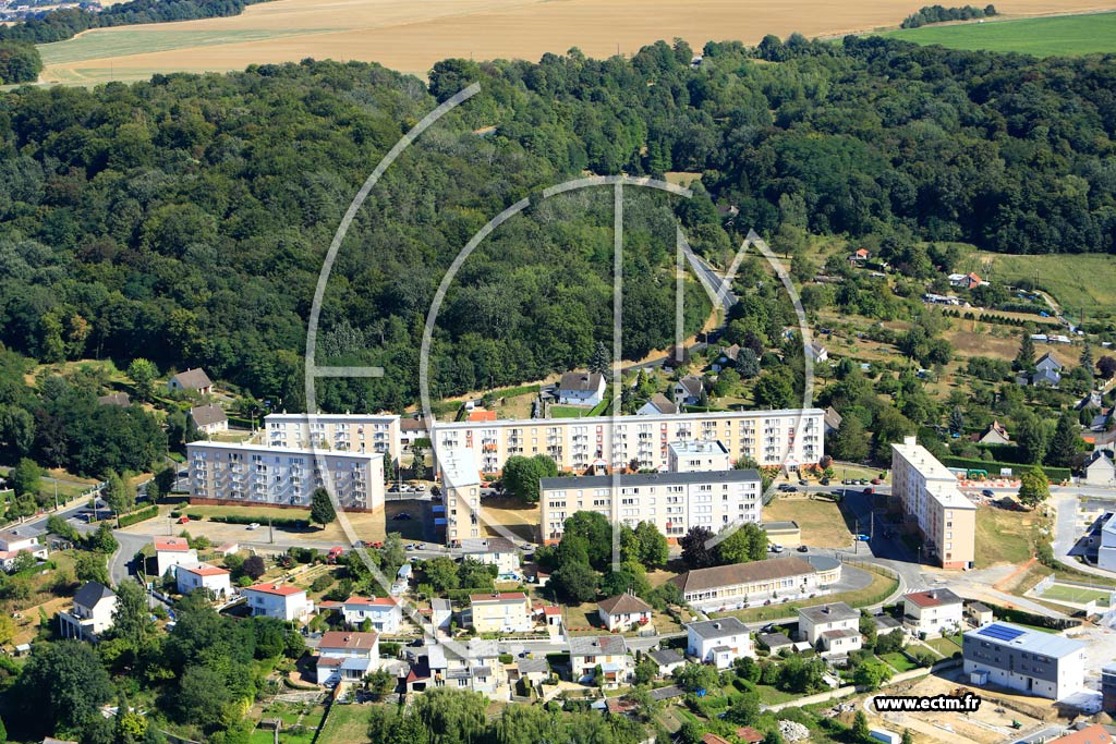 Photo arienne de Belleu