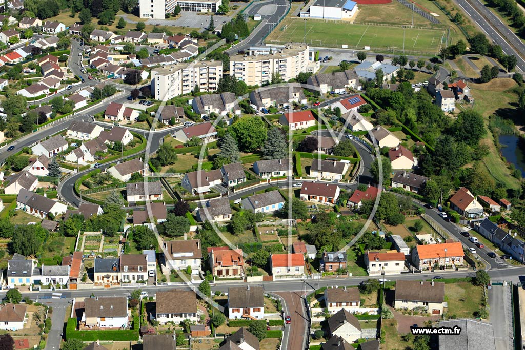 Photo arienne de Belleu