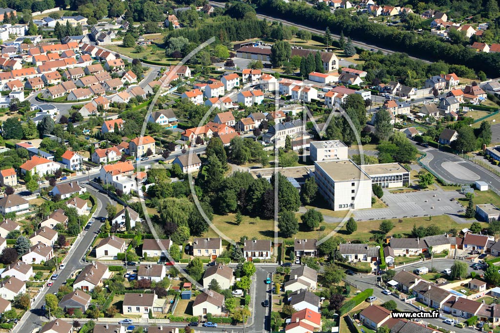 Photo arienne de Belleu