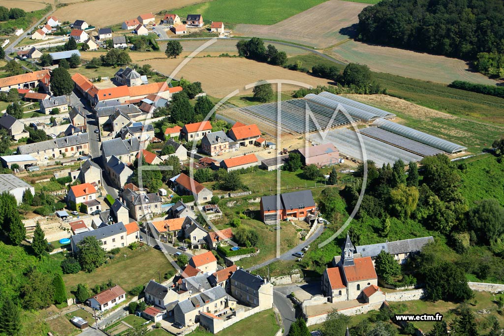 Photo arienne de Celles-sur-Aisne