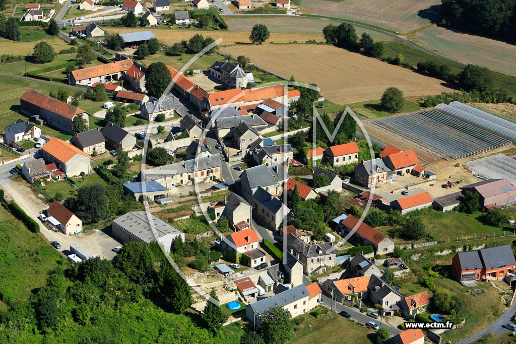 Photo arienne de Celles-sur-Aisne