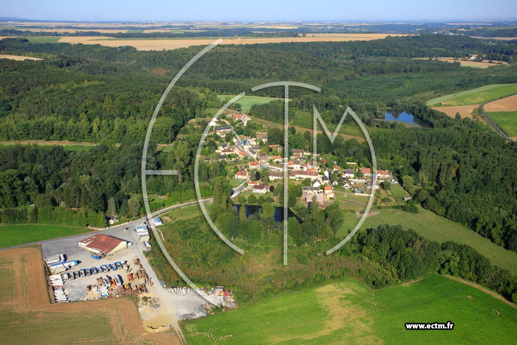 Photo arienne de Chacrise (Villeblain)