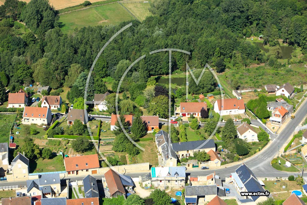 Photo arienne de Chivres-Val