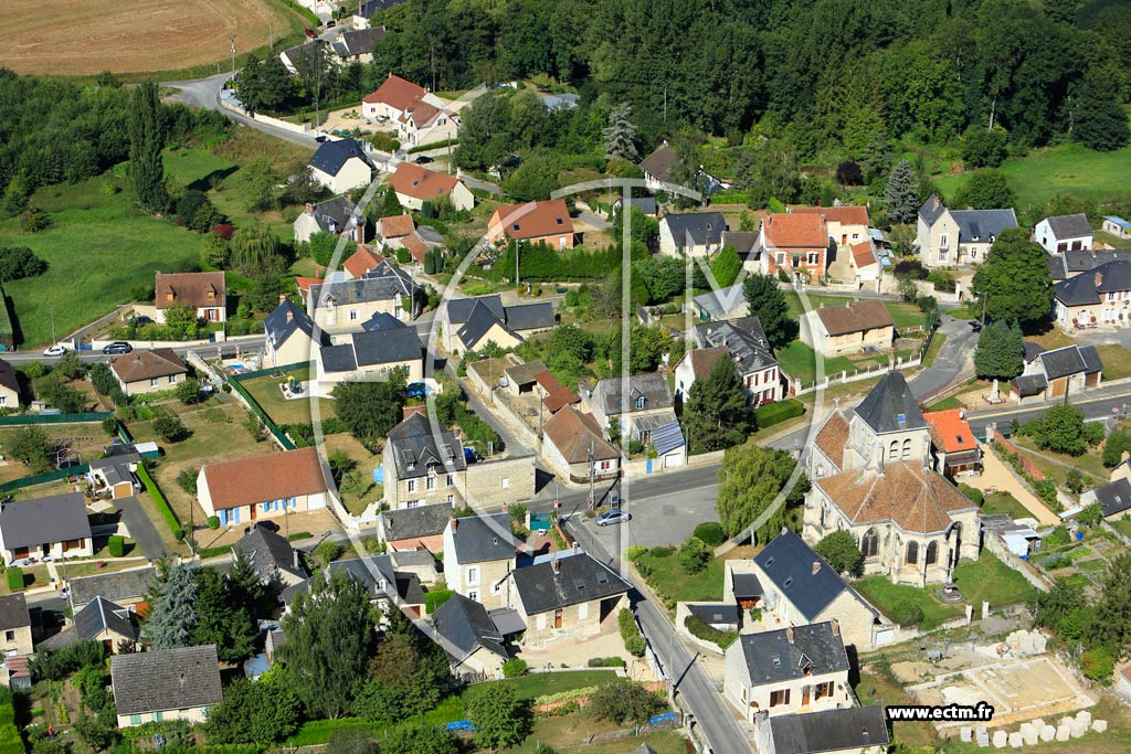 Photo arienne de Chivres-Val