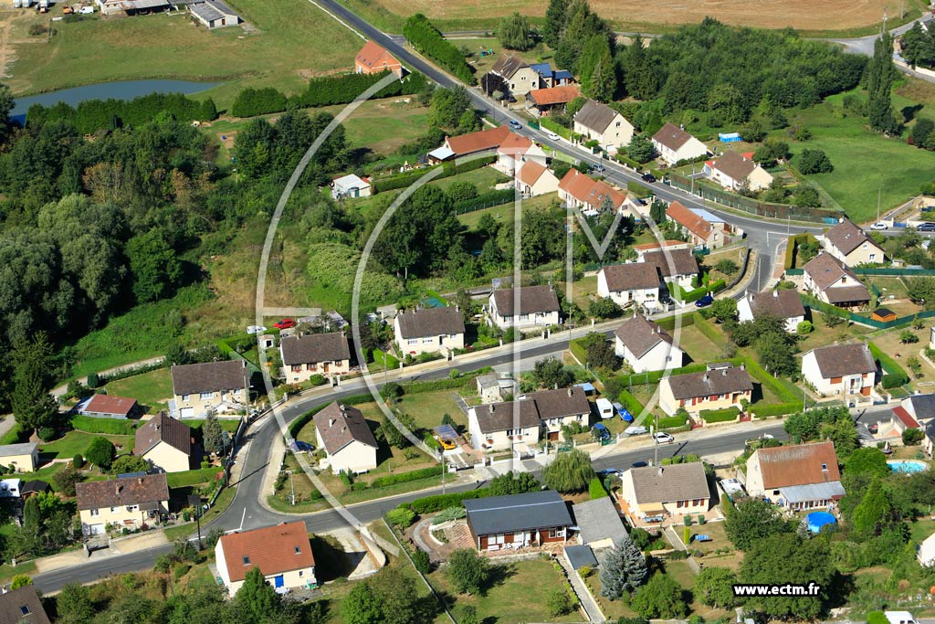 Photo arienne de Chivres-Val