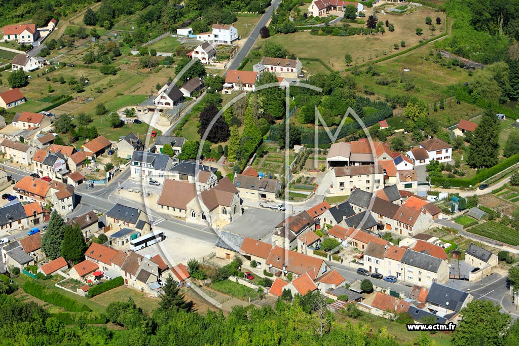 Photo arienne de Courcelles-sur-Vesle