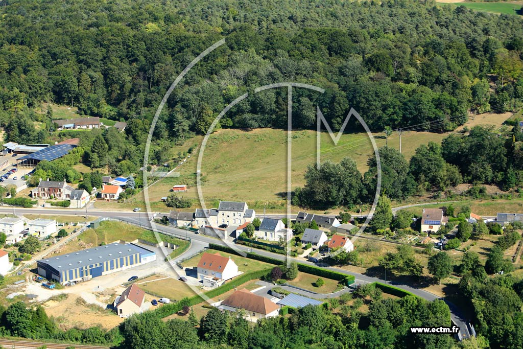 Photo arienne de Courmelles