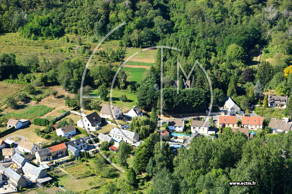 Photo arienne de Courmelles (La Roche)